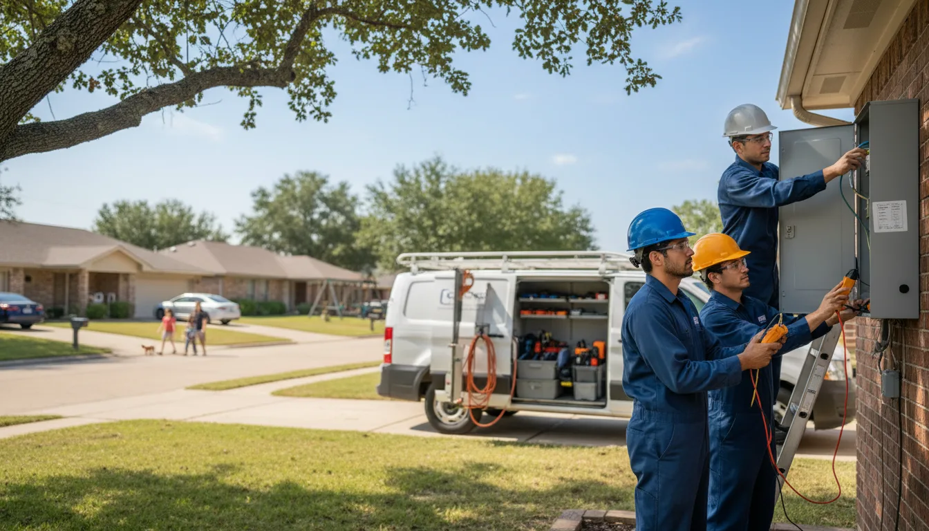 Certified electrician providing emergency electrical services in Delco, NC